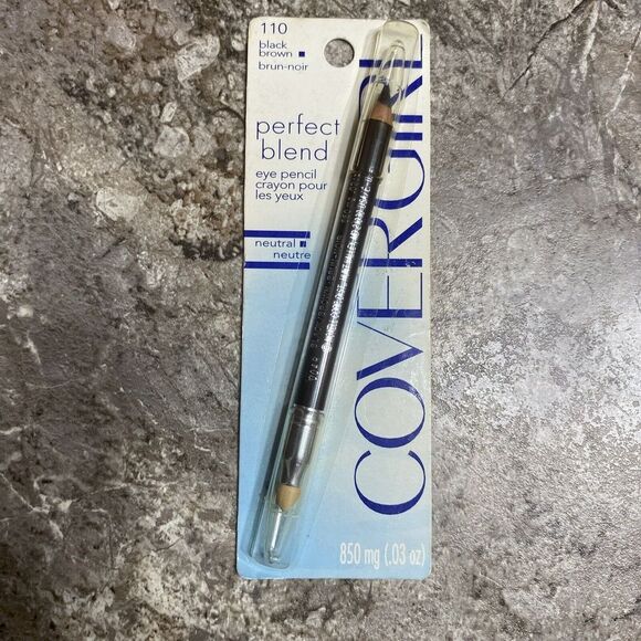 CoverGirl Perfect Blend Eye Pencil #110 Brown Black Eyeliner SEALED Original One - Picture 2 of 5
